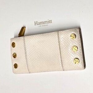 Hammitt 110 North Wallet - Marshmallow White Snake